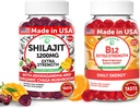 Lunakai USA Shilajit & B12 Ekstra Güçlü Gummies Sche – Enerji, Focus ve Günlük Wellness – Vegan & Delicious