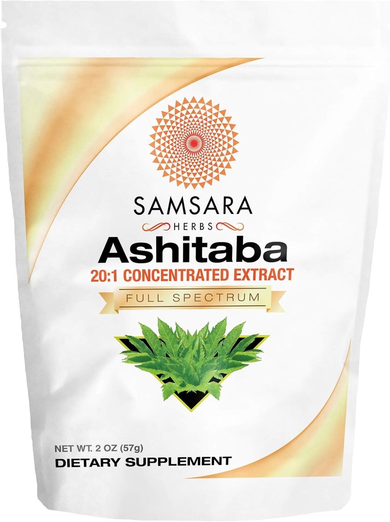 Samsara Herbs Ashitaba Extract Toz (2oz/57g) 20:1 Yoğun Tür