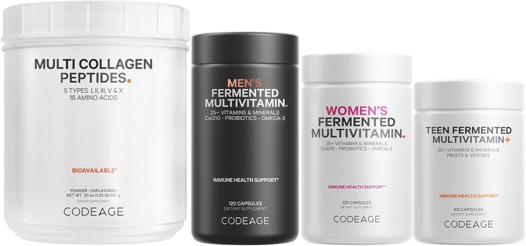 Kodaj - Multi Collagen protein + Teen, Women and Men Multivitamin