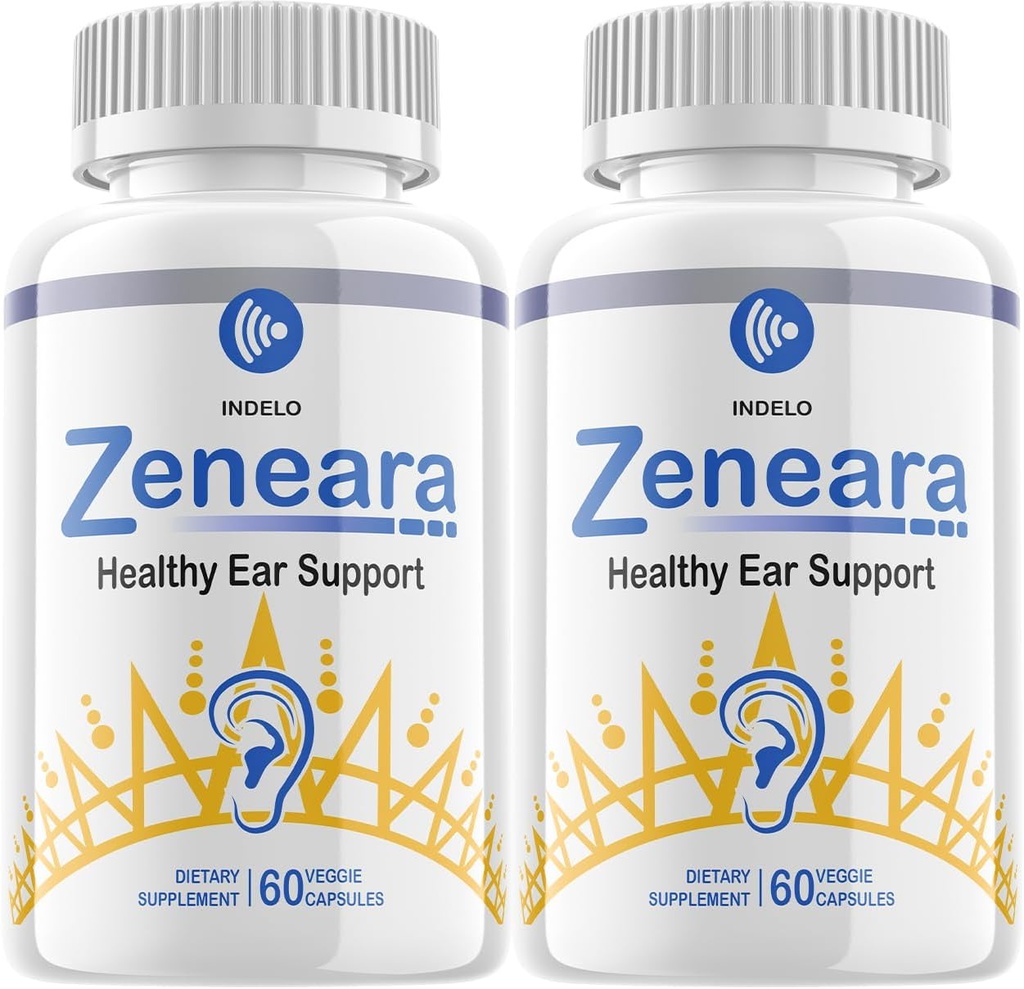 Zeneara Healthy Ear Support Supplement, Zeneara Ear Ring Relief, Zeneara εμβοές θεραπεία, μέγιστη δύναμη Zeneara κάψουλες, Zeneara για την υποστήριξη της ακοής Κριτικές (2 Συσκευασία - 120 κάψουλες)