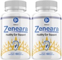 Zeneara Healthy Ear Support Supplement, Zeneara Ear Ring Relief, Zeneara εμβοές θεραπεία, μέγιστη δύναμη Zeneara κάψουλες, Zeneara για την υποστήριξη της ακοής Κριτικές (2 Συσκευασία - 120 κάψουλες)