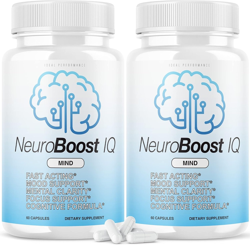(2 Pack) IQ Supplement Beyin Pills Mind Ben Carson Nörobooster Nöroboostiq (120 Capsules)