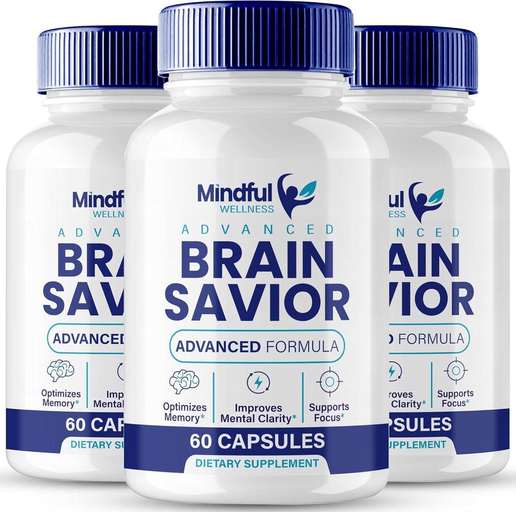 Zihin ve Odak Kapsüller için beyin kurtarıcısı Beyin Sağlığı Desteği - En Güçlü Nootropics Brain-Savior All Natural Support Yorumlar (3 Pack)