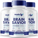 Zihin ve Odak Kapsüller için beyin kurtarıcısı Beyin Sağlığı Desteği - En Güçlü Nootropics Brain-Savior All Natural Support Yorumlar (3 Pack)