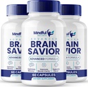 Zihin ve Odak Kapsüller için beyin kurtarıcısı Beyin Sağlığı Desteği - En Güçlü Nootropics Brain-Savior All Natural Support Yorumlar (3 Pack)