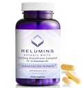 Relumins Glutathione Supplement - 1650 mg Alfa Lipoic Acid, Rose HIPS, Riboflavin, & Vitamin E, ABD'de Made - 90 Veggie Capsules x 1 Şişe - Perrietary