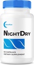 NightDry Capsules, Night Dry Pills to Lessen Night Time Bathroom Trips, All-Natural Extra Strength Supplement to Support Normal & Healthy Function, Review (60 Capsules)