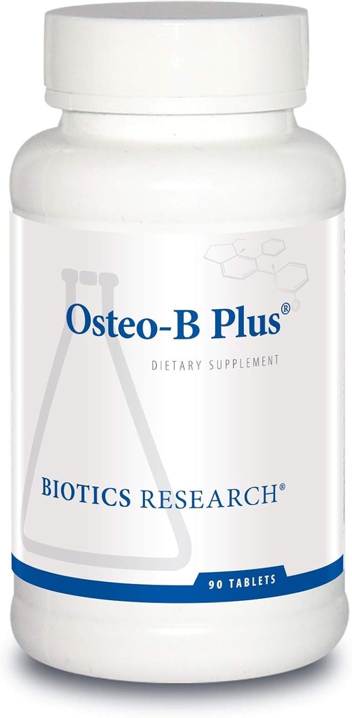 Biotics Araştırma Osteo B Plus Vitamin K, Mg, Ca, Sağlıklı Aging, Purified Chondroitin Sulfates 90 Tabletler
