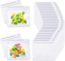 Nuanchu 96 Pieces Pill Pouches Bag Set Reusable Surfaceed Pill Baggies Clear Plastik Self Order Travel Medicine Organizer Storage with Slide Lock for Medicine and Small Small Small Bags Pill Pouches Bag Set Reusable Surfaceed Pill Baggies Clear Plastik Self Sal Travel Medicine Organizer Storage with Slide Lock for Medicine and Small