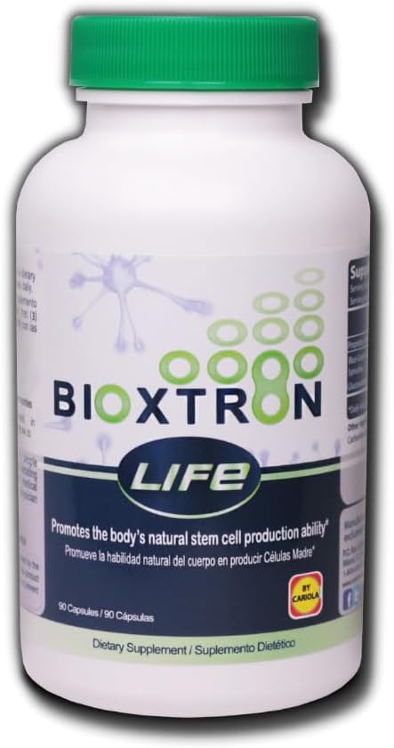 Bioxtron Life AFA Stem Cell Supplement - Αναγεννήστε Ιστούς και Κύτταρα - Κοινός & Μυϊκός Πόνος - Κόπωση - Υποστήριξη ανοσοποιητικού συστήματος - Φυσική Φόρμουλα Μπλε Πράσινη Άλγη Aphanizomen Flos-Aquae - 90 Caps