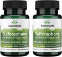 Swanson Sulforaphane - Broccoli Sprout Extract Supporting Cellular, GI Tract ve Liver Health - Natural Supplement Standardized to 0.4% Sulforaphane - (60 Veggie Capsules, 400 Find)