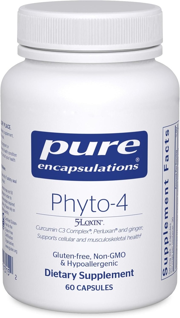 Pure Encapsulations Phyto-4 | Hipoallergenic Supplement Supports Immune, Cellular ve Tound Health | 60 Capsules