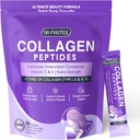 DRFOSTER Collagen-Peptides-Powder-Packets - Multi Type I III V X Collagen for Women with Antioxidant Blend + Vitamin C & E for Skin, Hair, Nail & Joint, Non-GMO, 30 Stick Packs