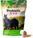 Silver Lining Herbs At Probiyotiks Digestive Supplements - Digestive Enzyme & Gut Health Probiyotik Supplement for Horses - Contains 13.2 Milyar CFUs Probiyotik Strains - 1.25 lb 60-Day Supply