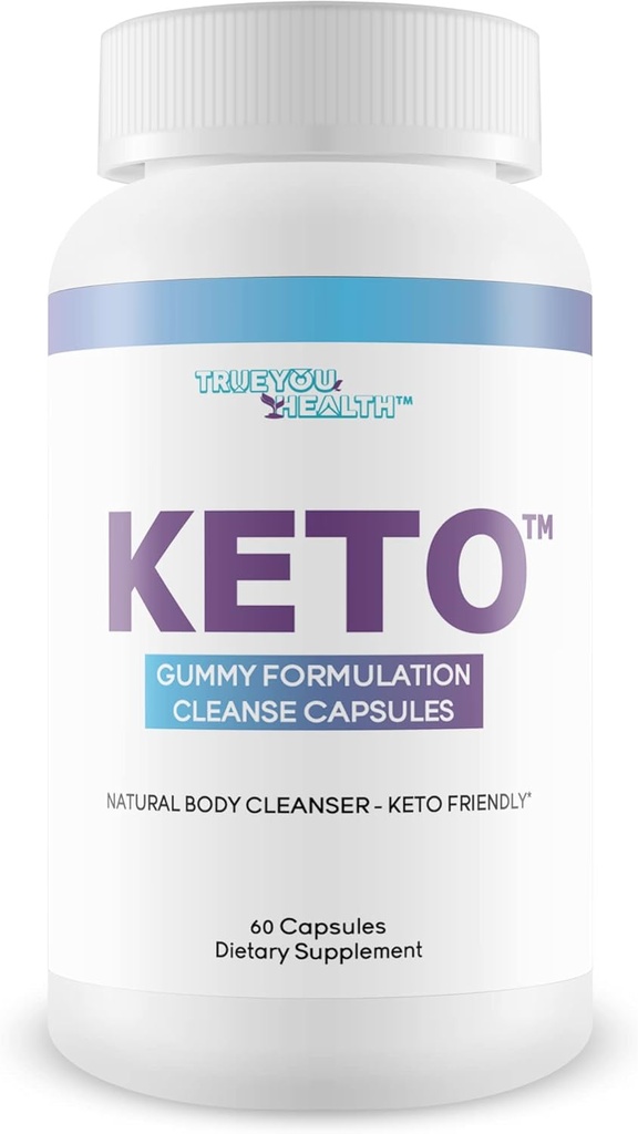 Keto Gummy Formulation Cleanse Capsules - Aid Cleansing & Detoxification - Help Flush Waste & Toxins - Natural Body Cleanser Support for Health & Wellness - Advanced Keto Cleanse Detox with Probiyotiks