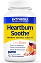 Enzymedica, Heartburn Soothe, Fast-Acting Digestive Aid, Vanilla Orange, 42 Chews (21 hizmet)