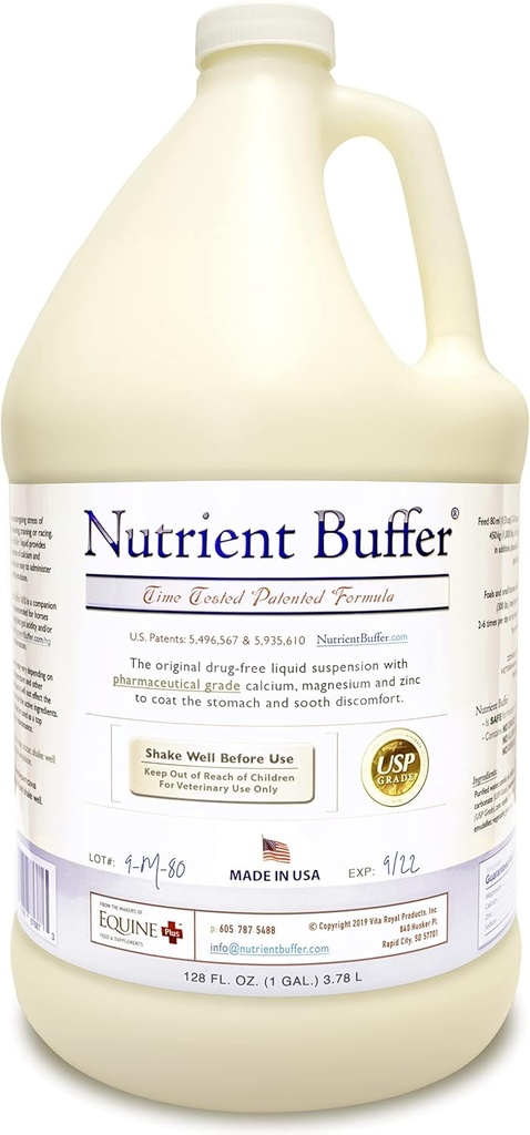(1 Gallon) Ulcer & Acid, Digestive Aid, Upper Gastrik Support, Colic Remedy