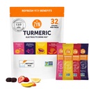 ZYN Electrolyte Drink Mix Hydration Packets, Electrolytes Toz, Hydration Packets w/Turmeric Curcumin, Vitamin C ve D, çinko, Hydrate Electrolyte Toz Packets for Wellness, Diversity Pack of 32