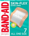 Band-Aid Brand Skin-Flex Cube Bandages for First Aid and Yara Care of Minor Cuts and Grabes & Burns, Flex Sterile Bandages for Fingers & Dizs, Ekstra Büyük, Tek Boyut, 7 ct