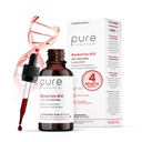 BioActive B12 Full Spectrum Vegan Torchated Vitamin B12 Sublingual Liquid Mecobalamin, Hydroxocobalamin & Adenosylcobalamin 1000 mcg per Drop (5 Drops = 5.000 (0) / 4 Ay Supply) 20 ml