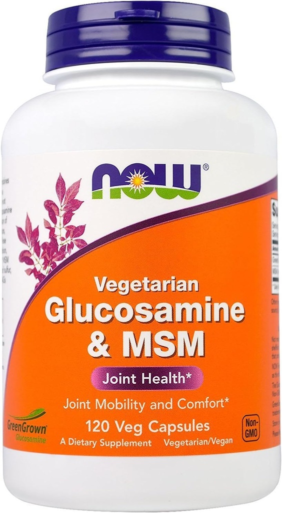 Şimdi Gıdalar, Glucosamine Hydrochloridevegetarian 500 mg, 120 Veggie Capsules