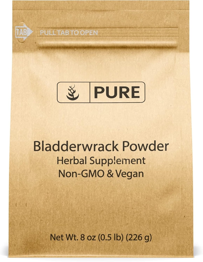 PURE ORIGINAL INGREDIENTS Bladderwrack Toz (8oz) Fucus Vesiculosus, Herbal Supplement Supplement Supplement