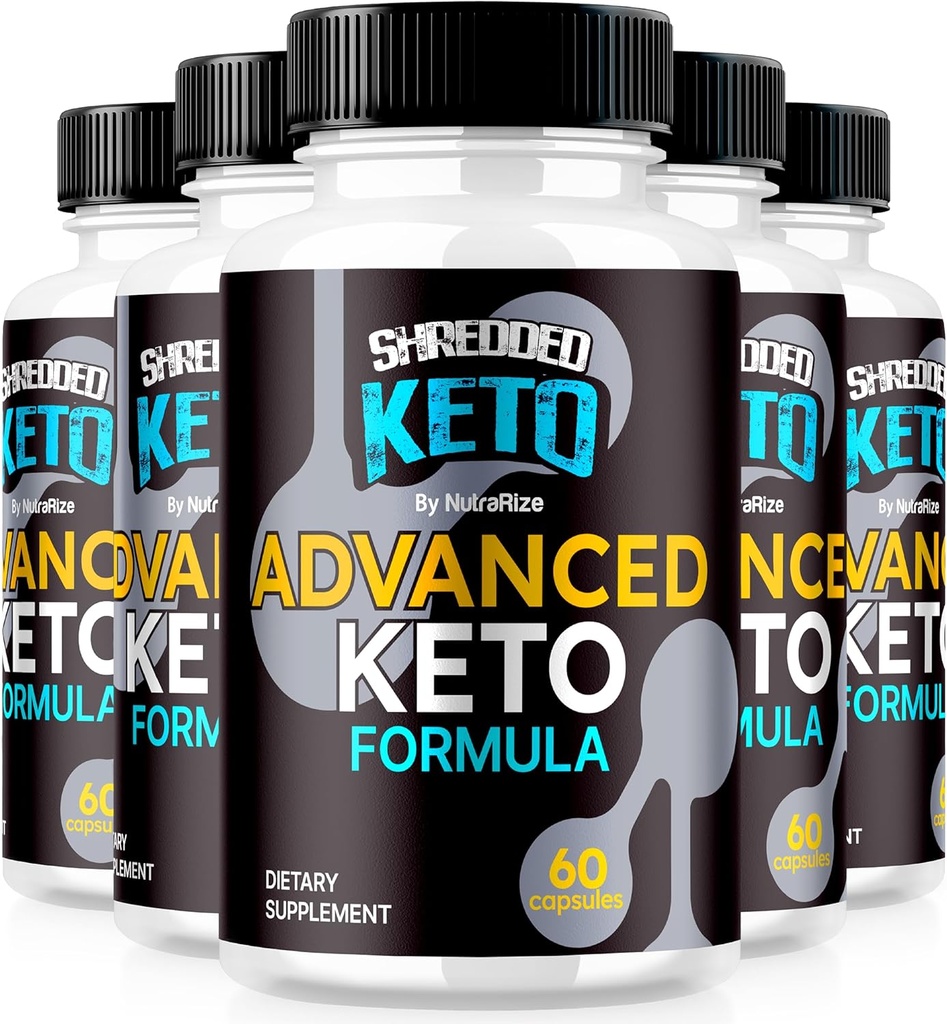(5 Pack) Kedded Keto Pills, Premium Keto Shred Kilo Kayıp Capsules, All Natural Keto Supplement to Support Fitness and Body Goals, Resmi ShreddedKeto İncelemeleri (300 Capsules)