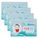 AteşCool Patches - Ateş için Soğutma Patches, Migraine & Headache Relief | USA | Cool Sıcaklık | Mess & Odor Free | Yetişkinler & Çocuklar 2+ | 4 Packs (16 x Patches)