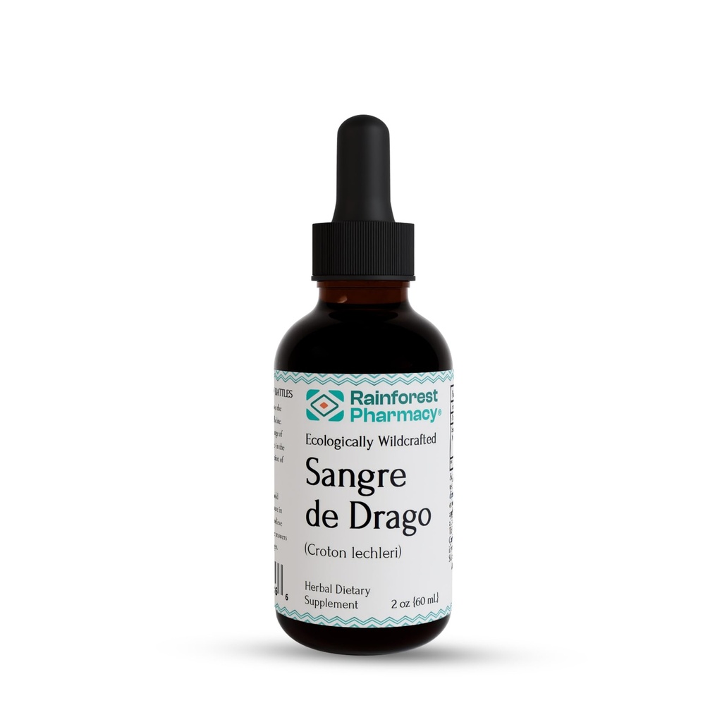 Sangre de Drago (veya grado) Peruvian Dragon'un Kan Sıvısı (2oz) | 100% Saf Sıvı Sap Ekolojik olarak Wildcrafted Croton Lechleri Dragon'un Kanı Digestive and Skin Health