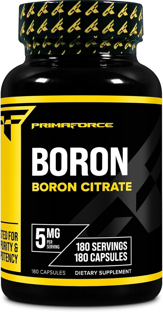 PrimaForce Boron Capsules 5 mg, 180 Vegetarian Capsules
