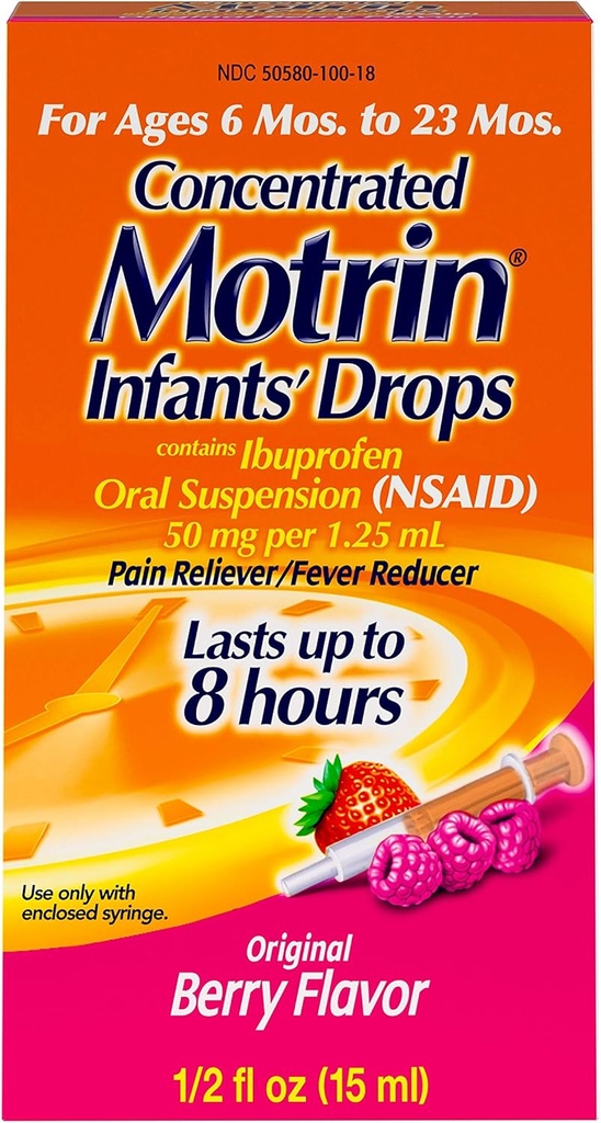 Yoğun Motrin aspirini, 0,5 Akışkan Ounce