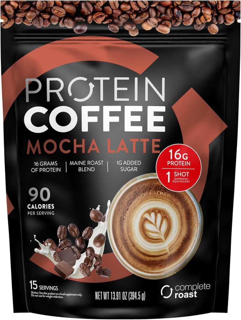 Tamam Roast- Mocha Latte- Gourmet Protein Kahve- Maine Roast Mix