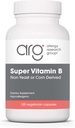 Alerji Araştırma Grubu Super Vitamin B Supplement - Erkekler ve Kadınlar için B Vitamin Kompleksi, B12 ve B6, Vegetarian Capsules - 120 Kont