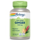 SOLARAY Ginger Root 1100 mg | Sağlıklı Digestion, Ortaklar ve Hareket & Stomach Discomfort Desteği | Tüm Kök | Non-GMO & Vegan | 180 VegCaps
