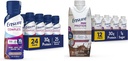 Ensure COMPLETE Nutrition Shake & Max Protein Nutrition Shake with 30g of Protein, 1g of Sugar, High Protein Shake, Milk Chocolate, 11 Fl Oz (Pack of 12), Liquid, Halal