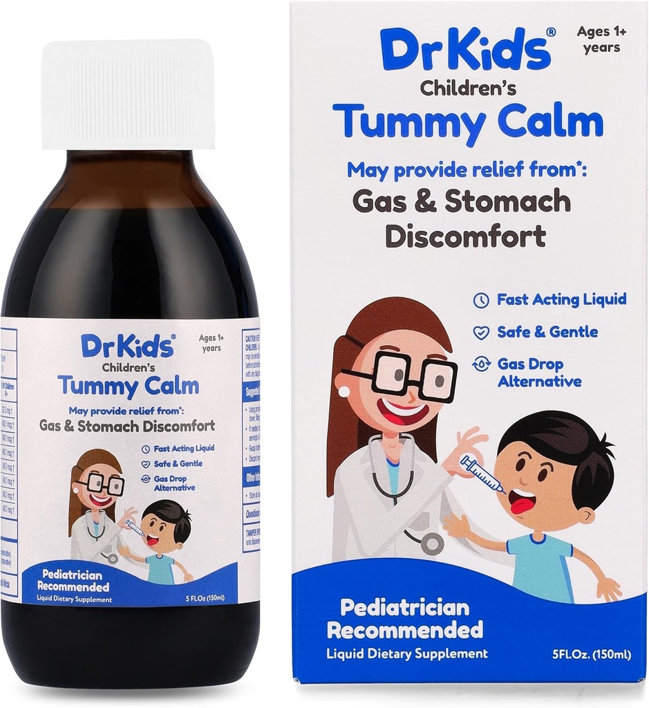 Colic Calm Brand'dan Tummy Calm - Gas Relief & Upset Stomach Desteği, Yeni doğanlar ve Çocuklar için Alternatif Gaz Durağı, Güvenli ve Gerçek Oral Çözüm, Doğal Constipasyon Yardımı, 5 Fl Oz (Polonya Col Oz)