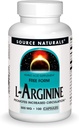 Source Naturals Free Form L-αργινίνη, 500mg - 100 Κάψουλες