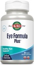 KAL Eye Formula Plus, Eye Care and Vision Supplements for Yetişkinler, Eye Vitamins Lutein ve Zeaxanthin ile, Plus Bilberry Extract, Goji and Blueberry Extract, 60-Day Garanti, 15 Hizmet, 60 Tablet,