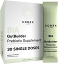 Digestive Health & Immune System Support – Diyetsel Fibers, Antioksis & Superfoods for Gut Barrier Strength & Gut Microbiome Balance | 30-Day Supply | Codex Labs BIA GutBuilder
