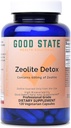Good State | Zeolite Detox Supplement Clinoptilolite Capsules for Yetişkinler and Kids | Optimal Abxia Nano-Ionic Zeolit for Etkili Body Detox and Cleanse | 600 mg Her Hizmet, 120 Veggie Caps