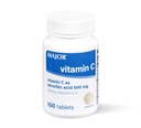 MAJOR Vitamin C-500 mg Ascorbik asit - C Tabletler - Diyet Supplement - 100 Count (1 Pack)