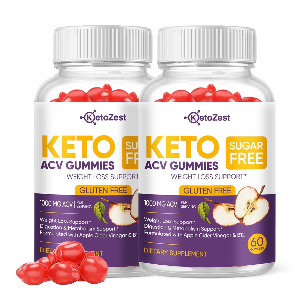 Hızlı Kilo kaybı ve Belly Fat Burn için DW Acv Gummies - Pro Active Super Apple Cider Vinegar Gummies - Hızlı Fat Burner Diyet Supplement for Women Men - Sugar Free & Gluten Free (1000MG)