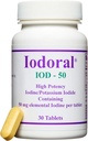 Optimox Iodoral 50 mg Συμπλήρωμα - Δισκία ιωδιούχου καλίου, Ιώδιο υψηλής ισχύος, Συμπληρώματα Υποστήριξης Θυρεοειδούς, Λύση ιωδίου Λούγκολ - 30 Μέτρα