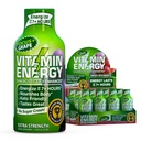 Enerji Focus+ Ekstra Güçlü Enerji Shot Grape 12 Paketi, 260 mg Natural Caffeine, B-Vitamins, CoQ10, Amino Asits, Focus, Verimlilik & Clarity, Zero Sugar, Gluten-Free, 1.93 fl oz