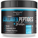 Neyse ki, Bare Collagen Toz Unflavored - Biotin & Hyaluronic Acid ile Collagen Powder Toz – Non-GMO & Grass Fed Collagen Protein Tozu 10g proteini - Keto Collagen Toz 40 Hizmetler