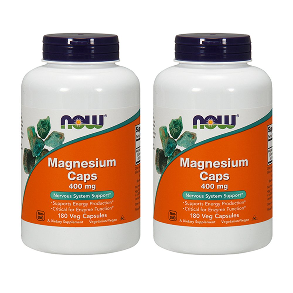 Magnezyum 400 mg,180 Capsules (Pack of 2)