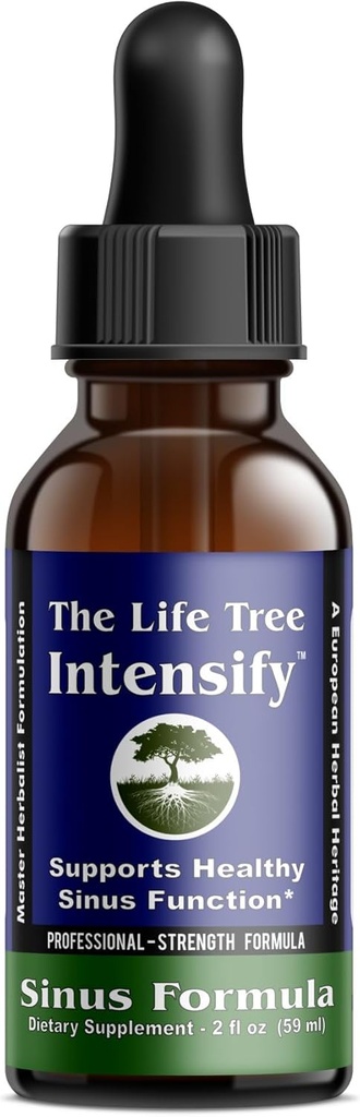 The Life Tree Intensify - Natural Sinus Support | Profesyonel Güçlü | Kullanımının Sadece İkincileri İçinde Nefes Vermeyi Teşvik Etmek - 2 fl. oz Şişe.