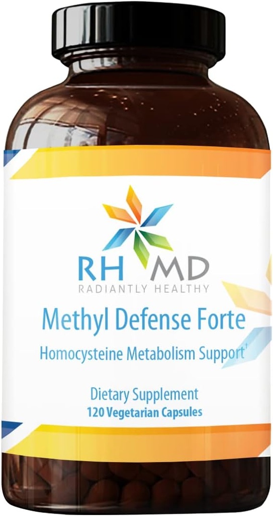 RHMD Torch Defense Forte Homocysteine Metabolism Destek Diyet Supplements (120 Vegetarian Capsules)