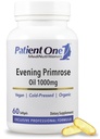 Hasta Primrose Oil 1000 mg | Sağlıklı Cilt ve Ortak Konforu Desteklemek için Tamam* | Yiyecek-Ücretsiz, Soğuk-Basın Petrol | 60 Softgels