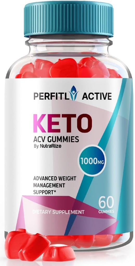 Gelişmiş Kilo kaybı için Perfitly Active Keto ACV Gummies, Maksimum Güçlü Gummies, Keto + ACV Advanced Formula Supplement, Gomitas Yorumlar (60 Gummies)